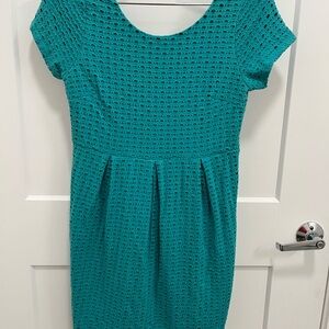 Eight Sixty Teal Midi Dress